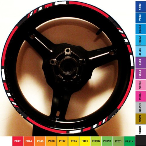 Custom motorcycle rim stripe - rim,