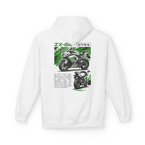 Kawasaki hoodie - kawasaki, zx-6r